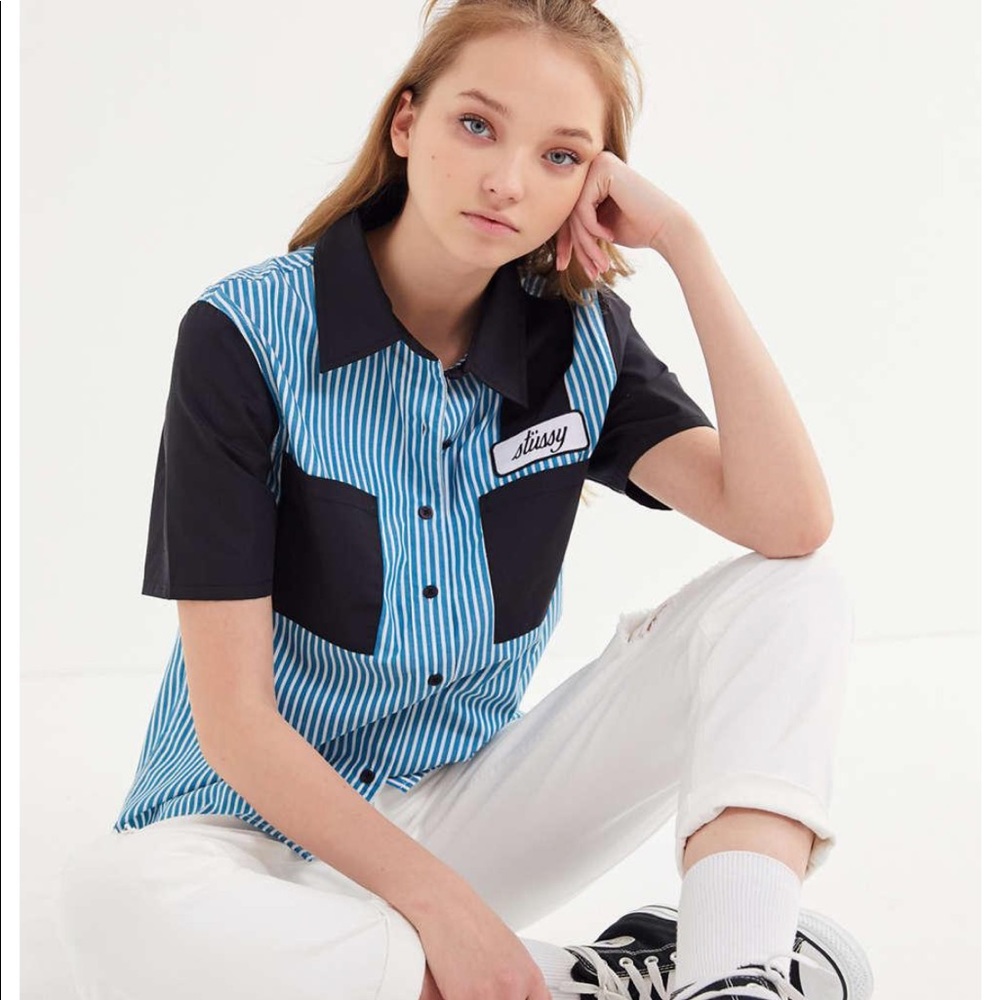 Stussy button up shirt